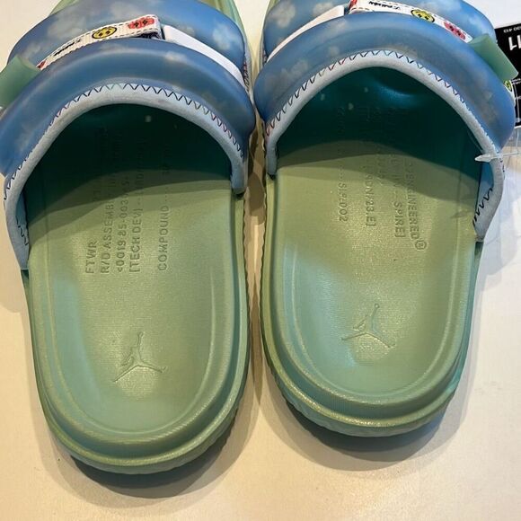 Jordan x J Balvin Super Play Slides DR1330-413 Size 11 NEW  FREE SHIPPING main image 5